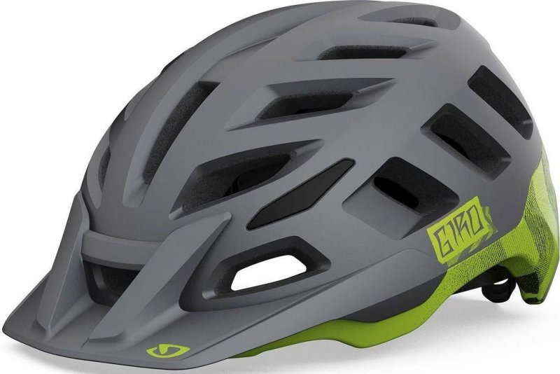 Cyklistická helma Giro Radix MIPS Mat Metalic Black/Lime