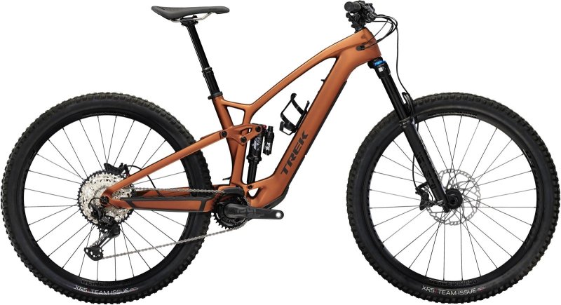 Celoodpružené horské elektrokolo Trek Fuel EXe 9.7 Matte Pennyflake