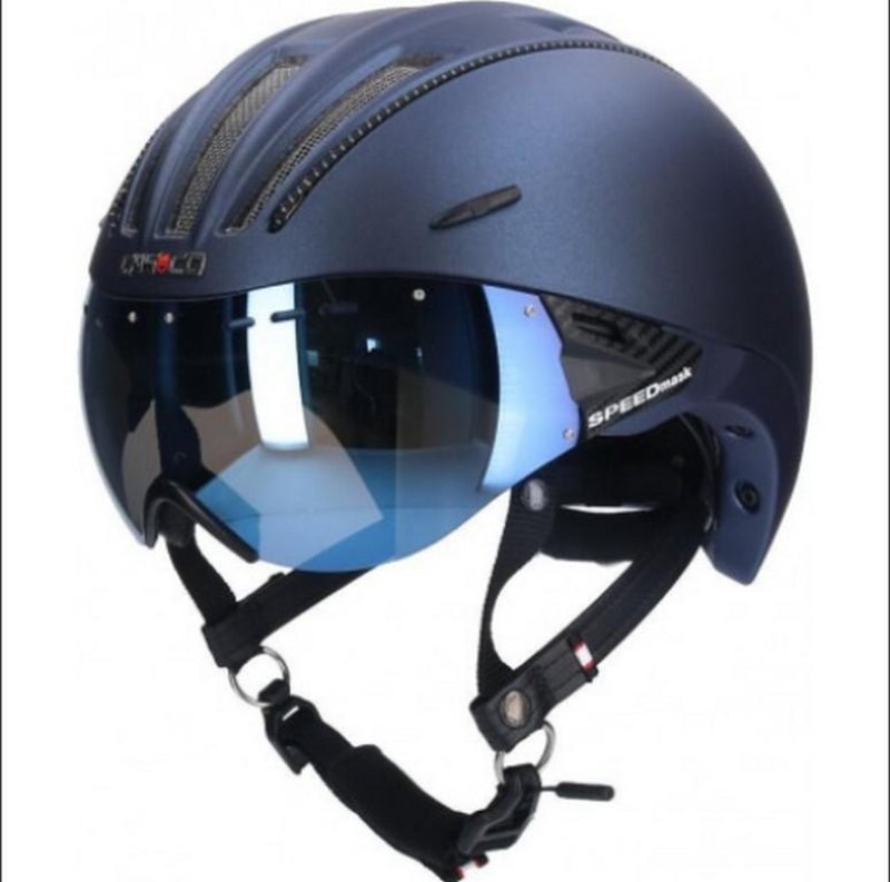 Cyklistická helma Casco Roadster Plus Visor navy