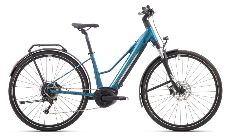 Trekové elektrokolo Superior eXR 6050 BL Touring/Gloss Petrol/Chrome