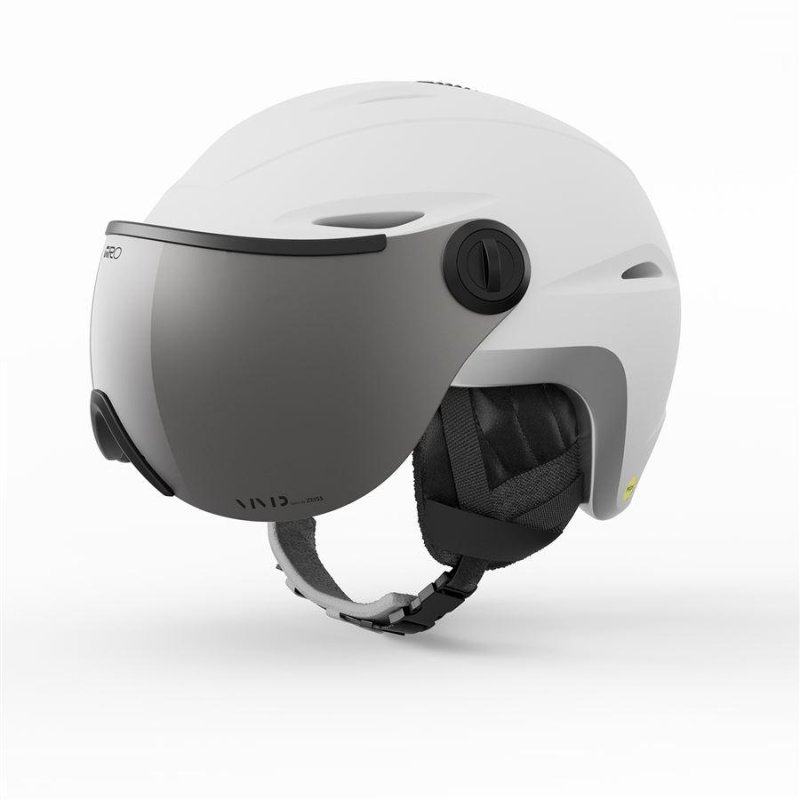 Lyžařská helma Giro Essence MIPS Mat White/Silver Flash