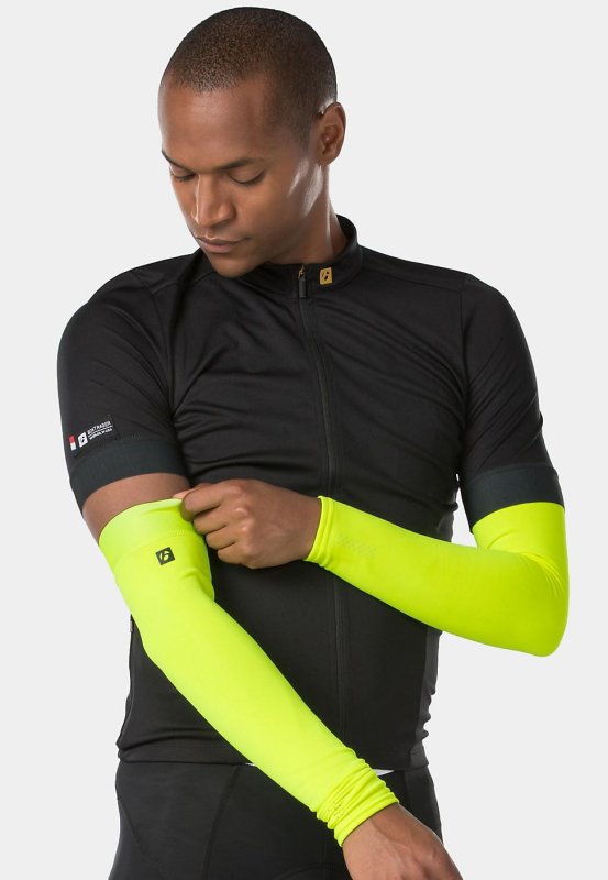Bontrager cyklistické termonávleky na ruce reflexní žlutá