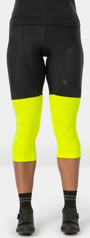 Bontrager cyklistické termonávleky na kolena reflexní žluté