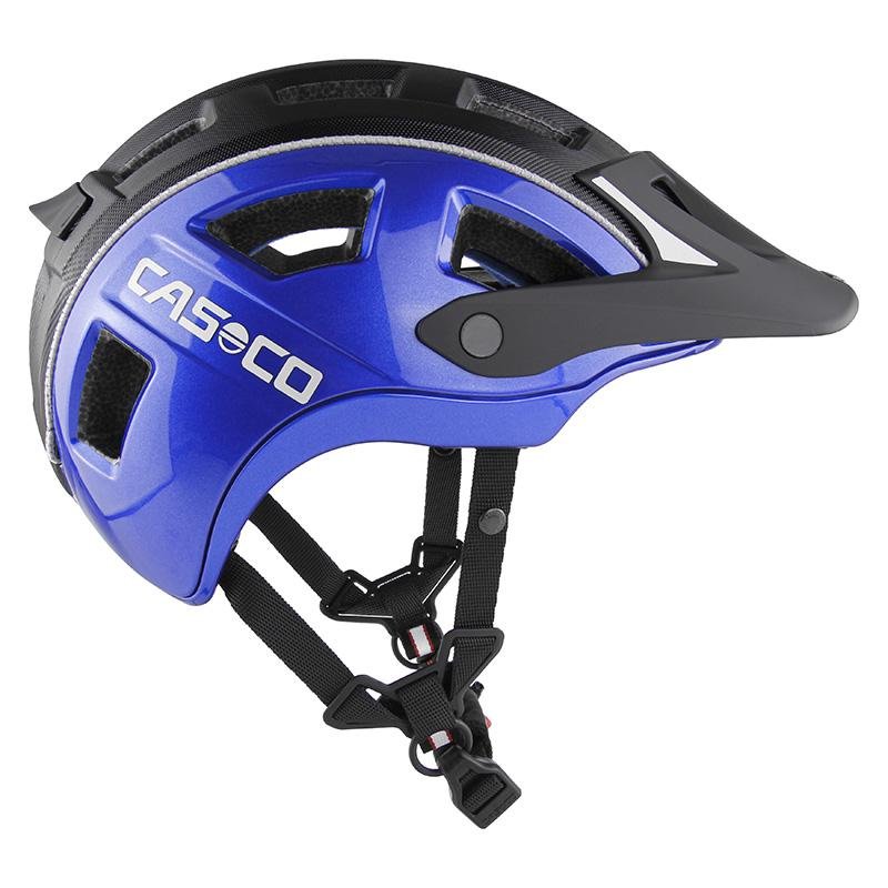 Cyklistická helma Casco MTBE 2black/blue