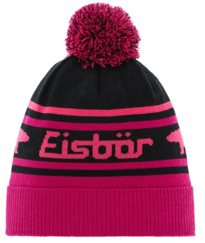 Čepice Eisbar Chani Pompon pink