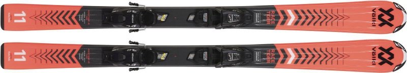 Dětské sjezdové lyže Volkl Racetiger Jr red vMotion + 7.0 VMotion