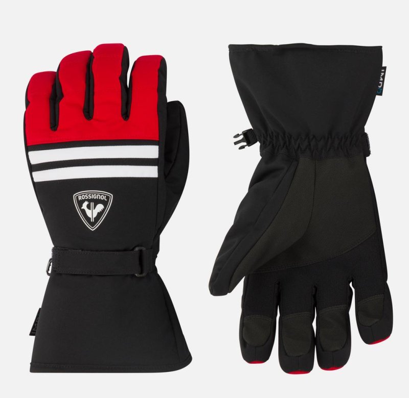 Lyžařské rukavice Rossignol Action IMPR red