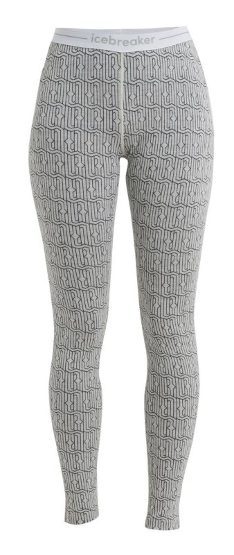 Termoprádlo Icebreaker Vertex 260 Leggings Woman snow/black