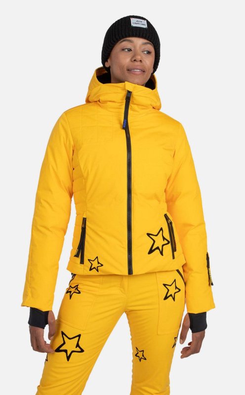 Lyžařská bunda Rossignol Stellar Down Woman yellow