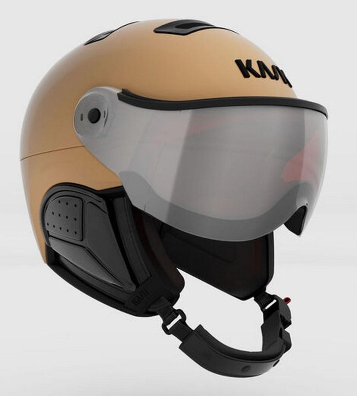 Lyžařská helma se štítem Kask Treasure Visor gold