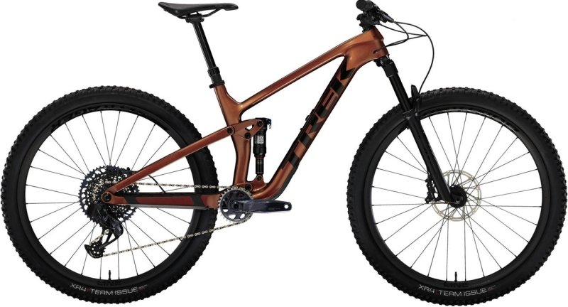 Celoodpružené kolo Trek Top Fuel 9.8 GX AXS Pennyflake