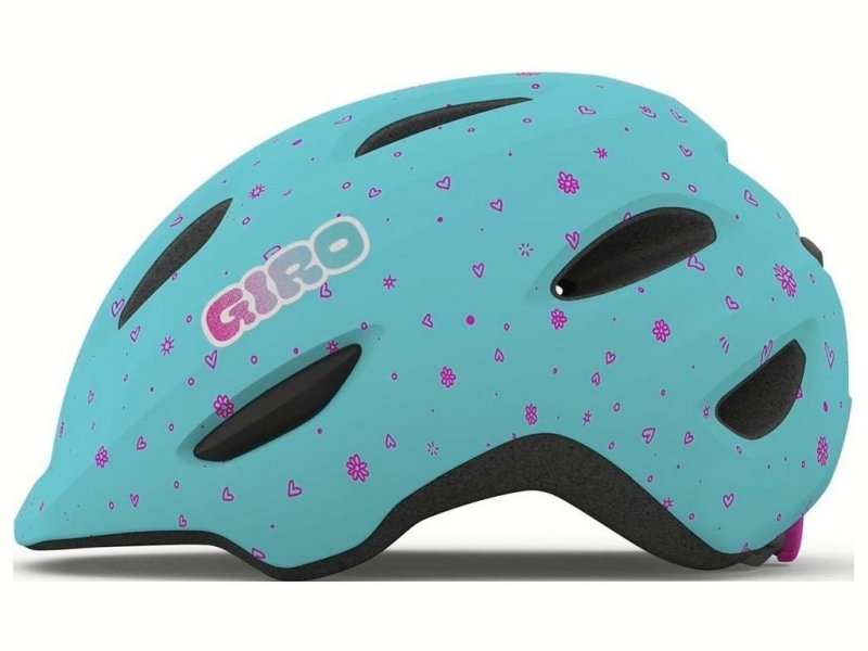 Cyklistická helma GIRO Scamp Mat Screaming Teal XS
