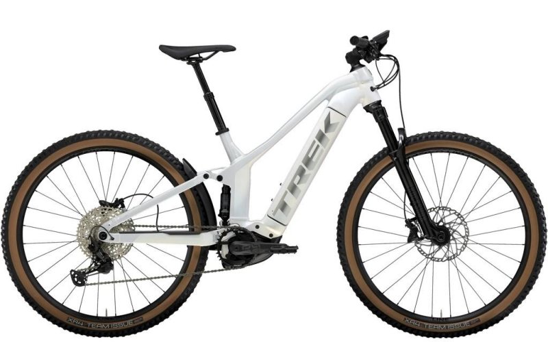 Celoodpružené elektrokolo Trek Powerfly FS 7 Gen 3 White Prismatic/Plasma Grey Pearl