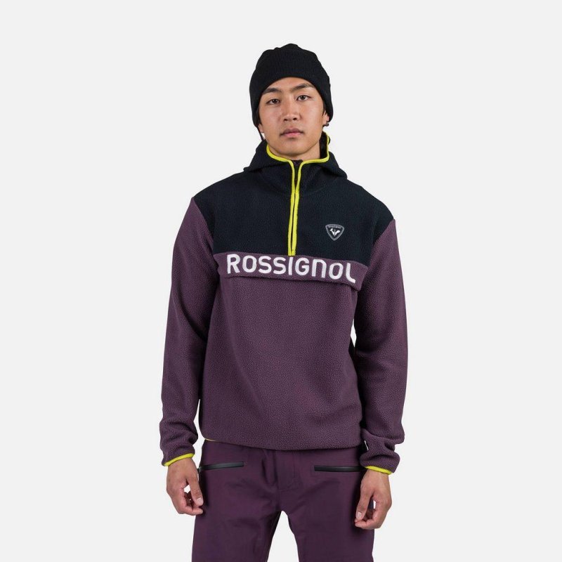 Mikina Rossignol Alltrack Fleece mulberry