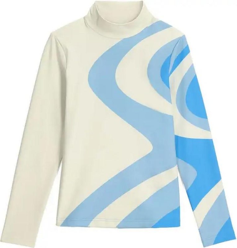 Mikina Spyder Women Chute Turtleneck Vanilla Latte