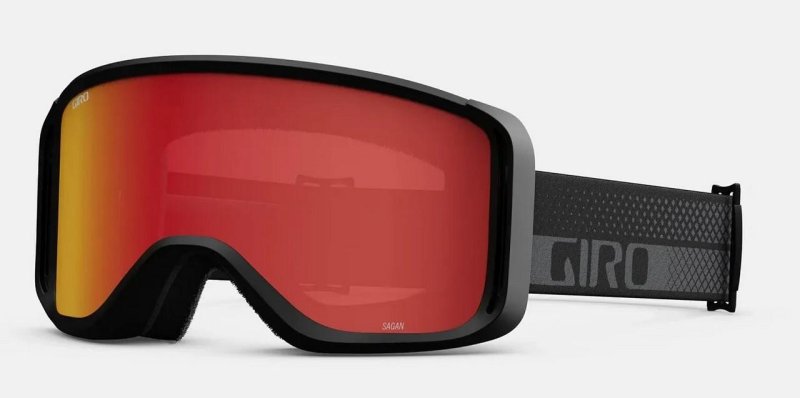 Lyžařské brýle Giro Sagen Black/Grey Flow Amber Scarlet 2xsklo