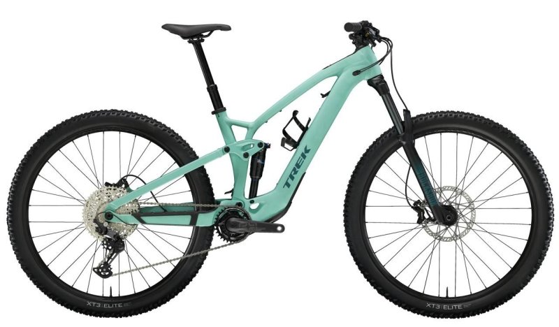 Celoodpružené horské elektrokolo Trek Fuel EXe 5 Matte Blue Sage - Půjčovna
