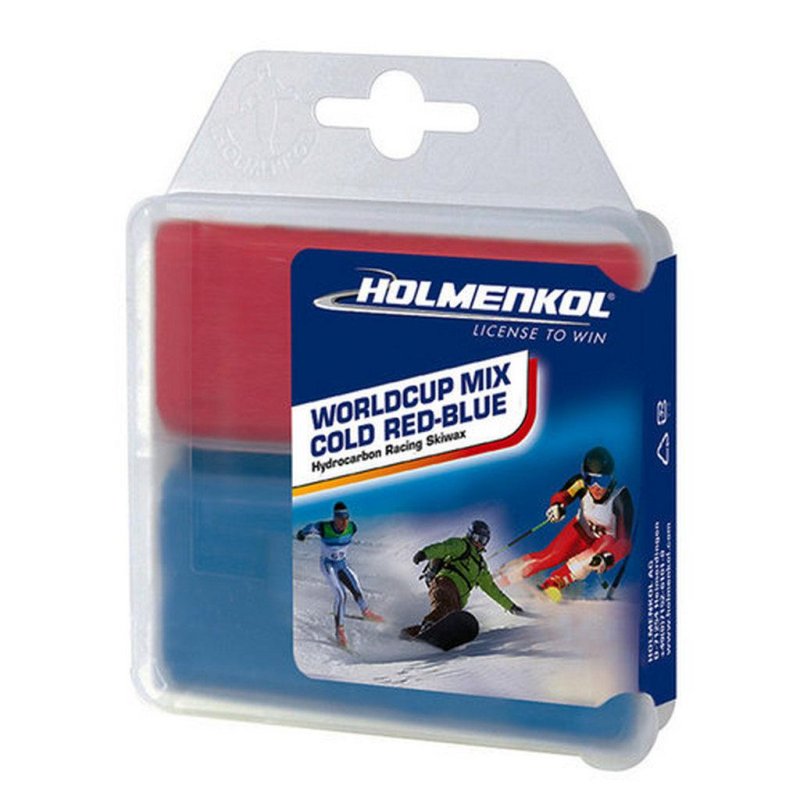 Holmenkol WC Mix Cold red/blue 2x35g