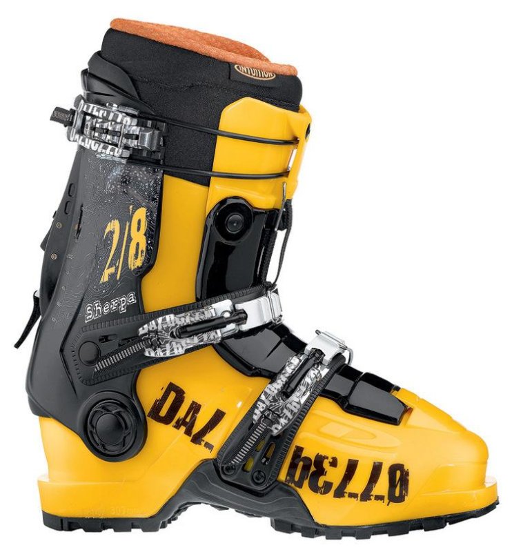Lyžařské boty Dalbello Sherpa 2/8 ID yellow/black - včetně individuálního natvarování