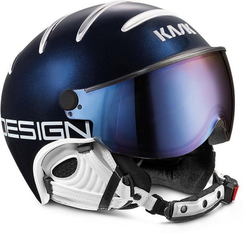 Lyžařská helma se štítem Kask Class Sport navy