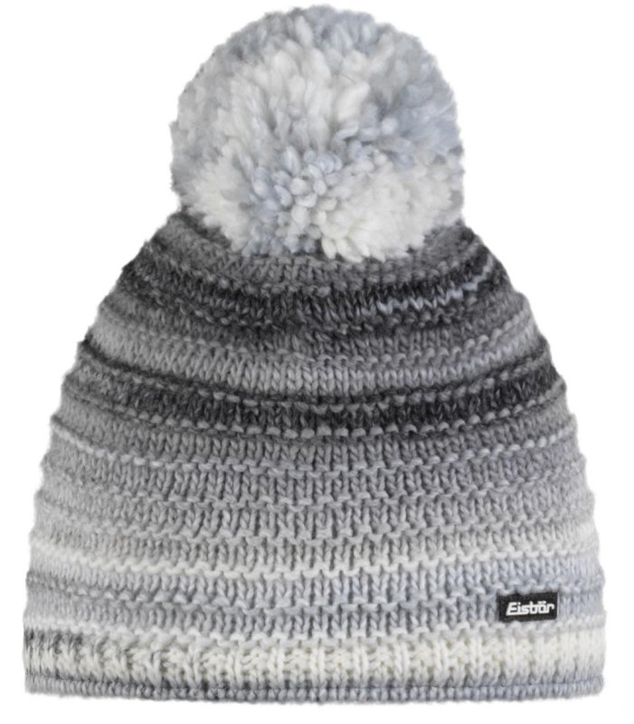 Čepice Eisbar Mikata Pompon grey