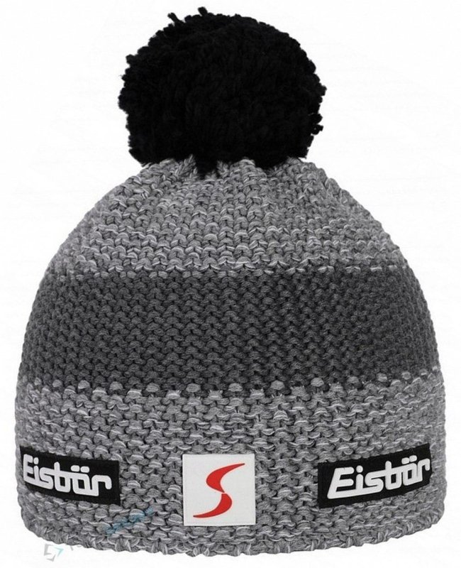 Čepice Eisbar Styler Pompon graumele-weismele-anthrazit