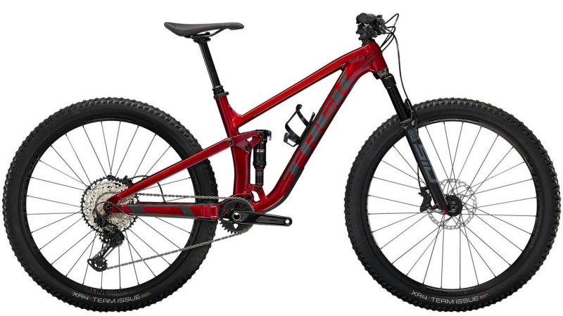 Celoodpružené horské kolo Trek Top Fuel 8 XT crimson