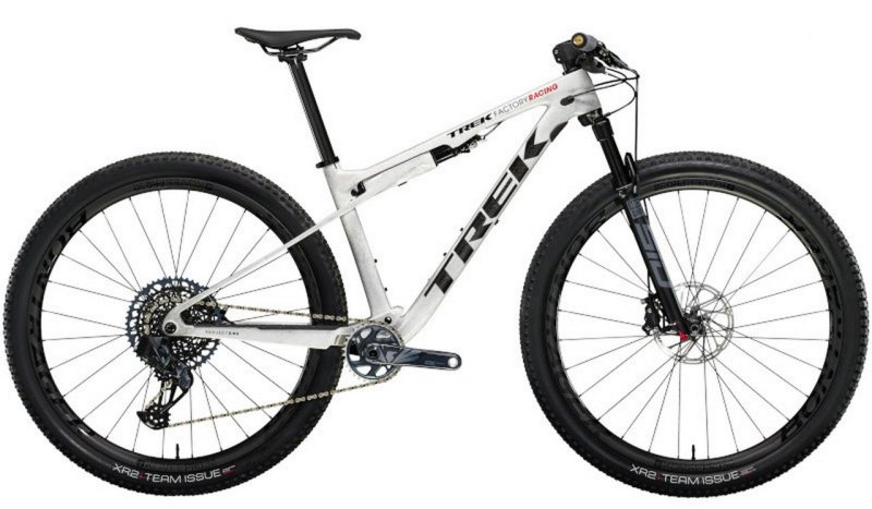 Celoodpružené horské kolo Trek Supercaliber 9.8 GX AXS white/gravel