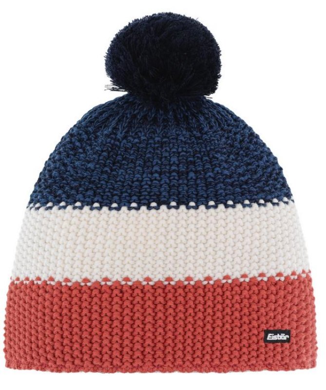 Čepice Eisbar Star Pompon blue/white/red