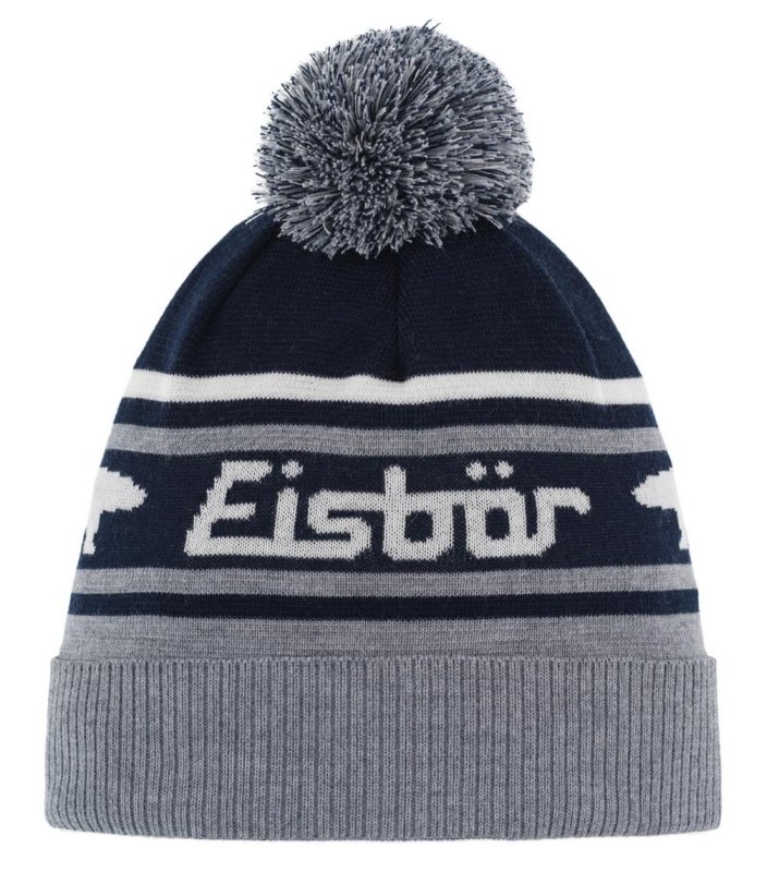 Čepice Eisbar Chani Pompon grey/black