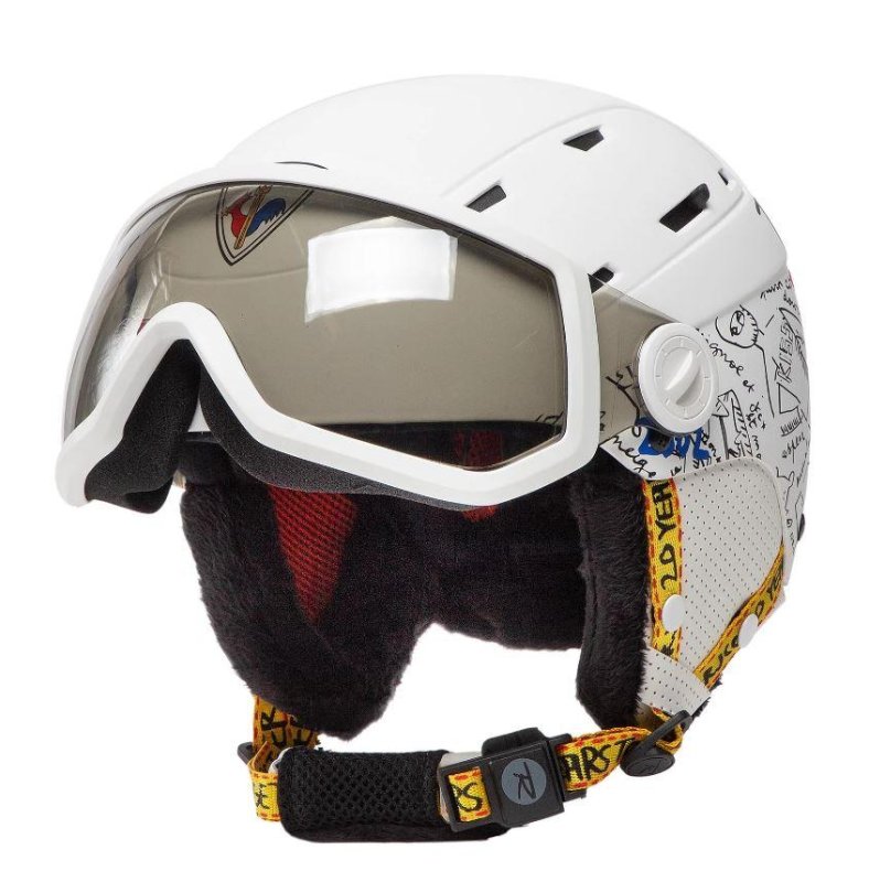 Lyžařská helma Rossignol Allspeed Visor Impacts W Photochromic white