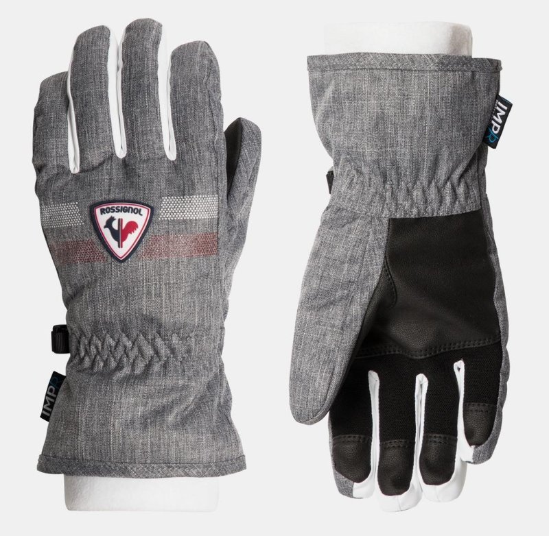 Lyžařské rukavice Rossignol Roc IMPR G Junior heather grey