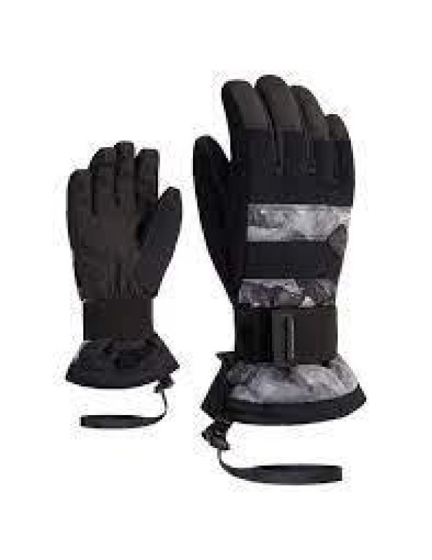 Snowboardové rukavice Ziener Manu As Junior grey