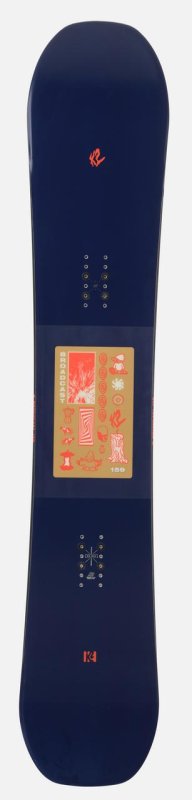Snowboard K2 Broadcast Rental Wide blue