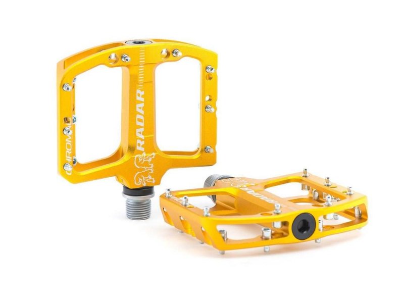Pedály Chromag Radar gold