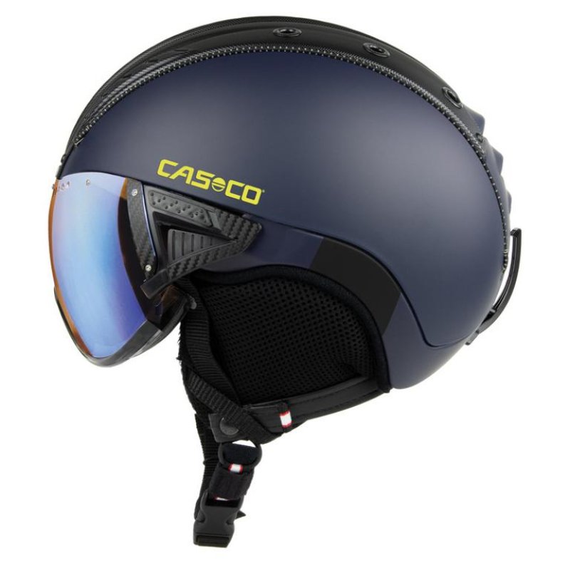 Lyžařská helma Casco SP2 3781 Photochromatic Visor nightblue