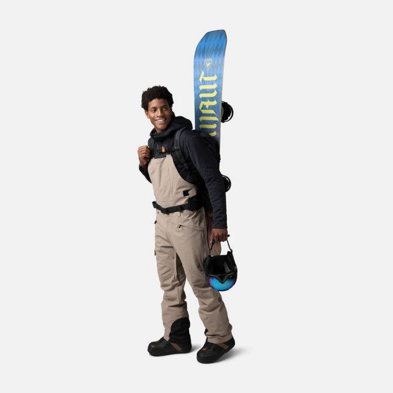 Lyžařské kalhoty Rossignol Relax Bib dune