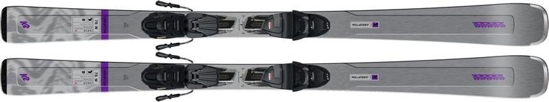 Sjezdové lyže K2 Distruption 76 W + ERP 10 Quikclik black - anthracite SET