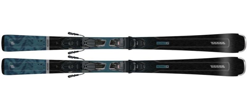 Sjezdové lyže K2 Distruption 75 W + ERP 10 Compact Quikclik black - anthracite SET