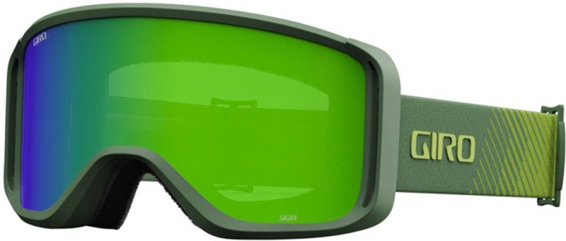 Lyžařské brýle Giro Sagen Mat Green Streaker Loden 2xsklo