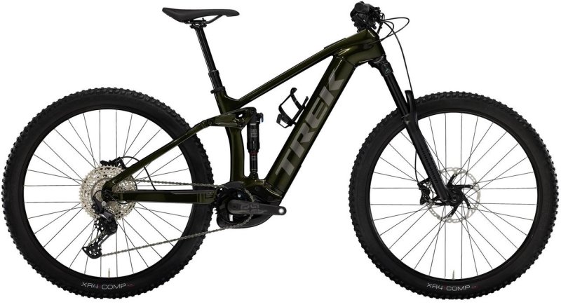 Celoodpružené elektrokolo Trek Rail 9.5 Gen 4 black/olive