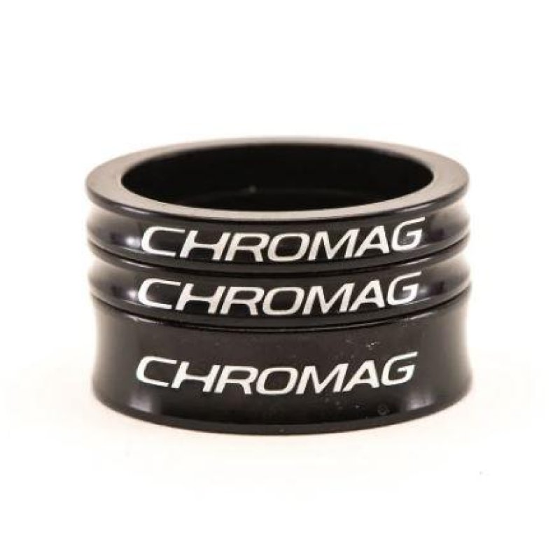 Podložky pod představec Chromag black