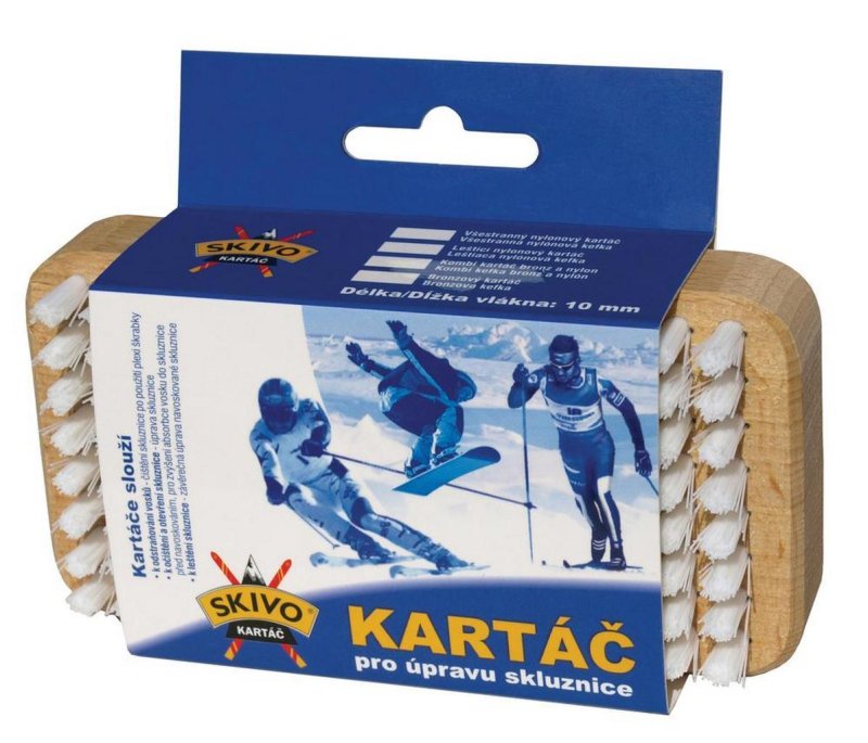 Skivo kartáč nylonový bílý