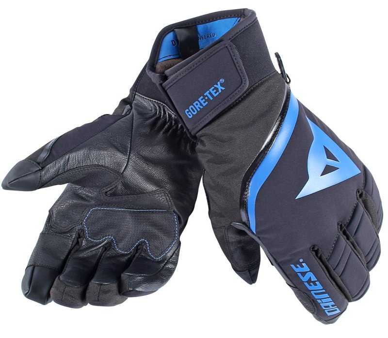 Lyžařské rukavice Dainese Carved Line blk/sky