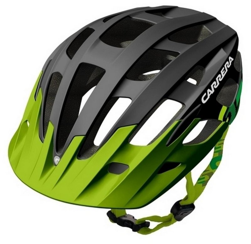 Cyklistická helma Carrera Edge iron green