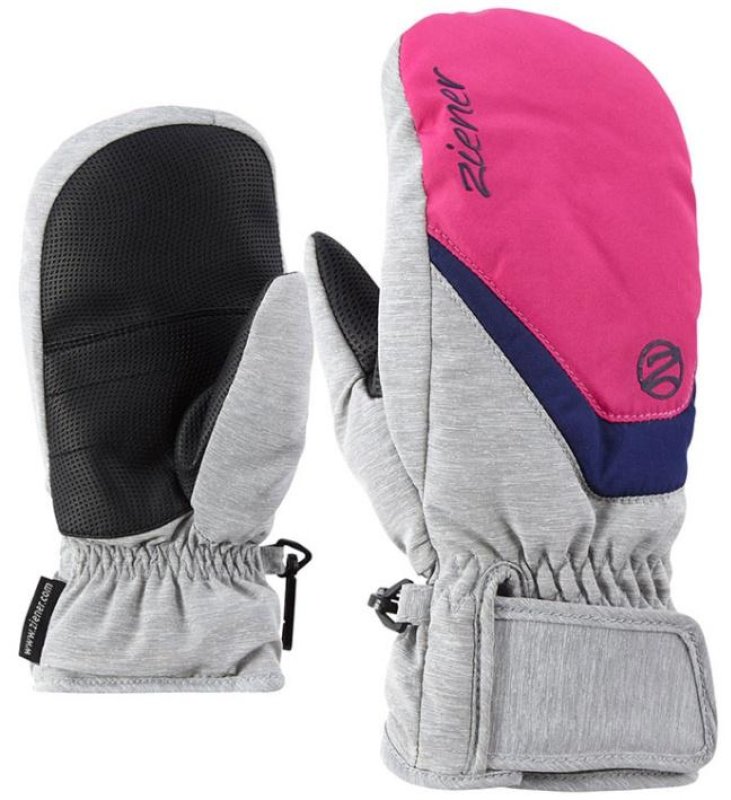 Lyžařské rukavice Ziener Lorian Mitt pink