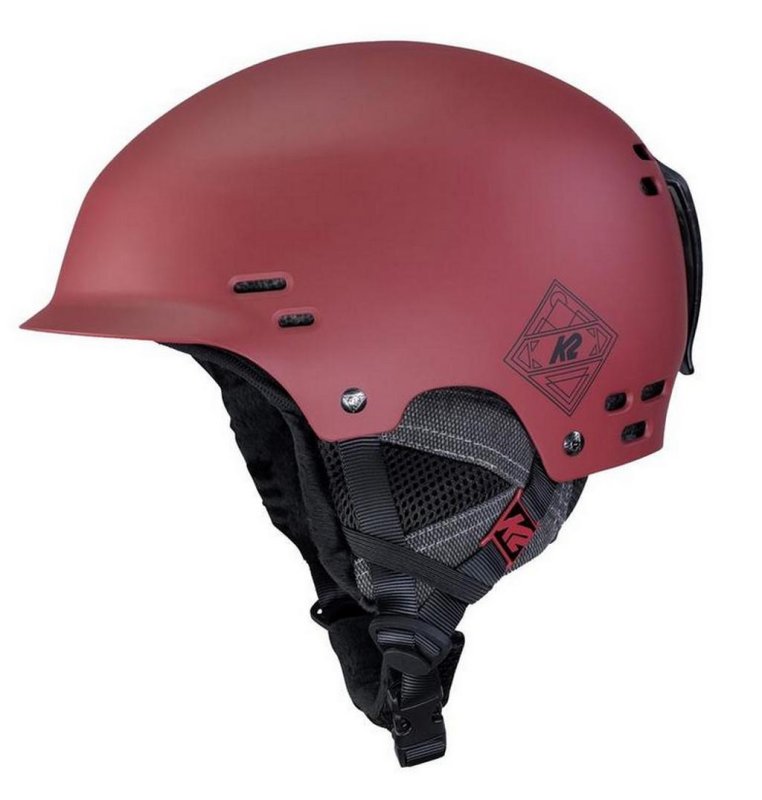 Snowboardová helma K2 Thrive deep red