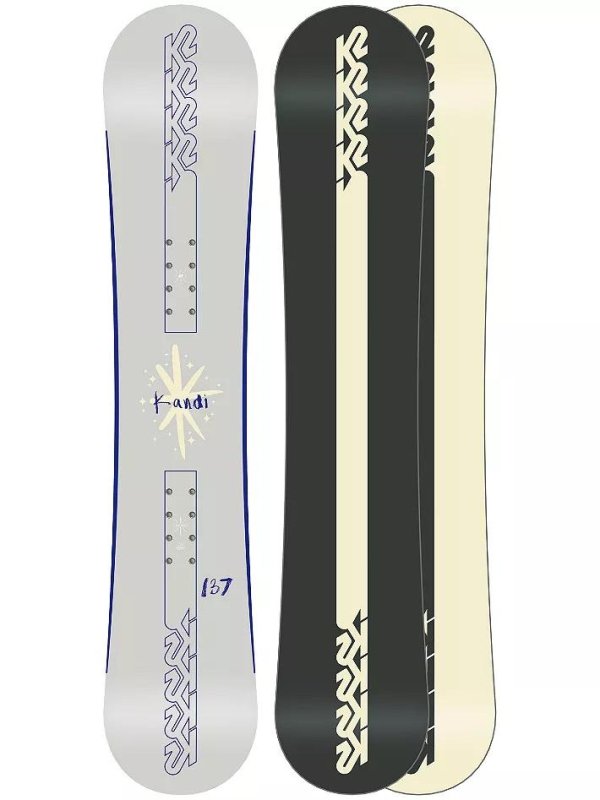 Snowboard K2 Kandi grey