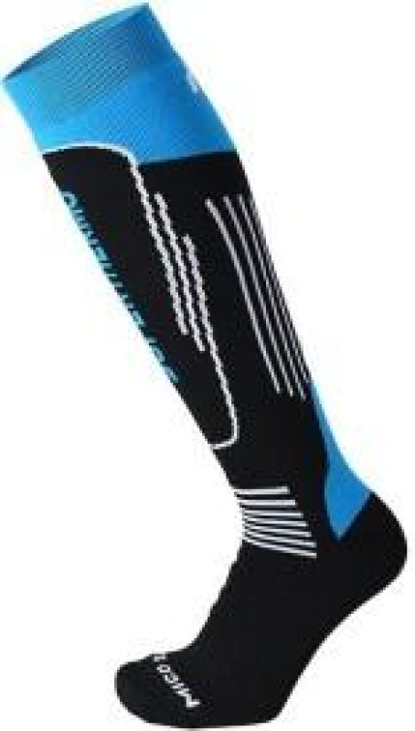 Lyžařské ponožky Mico SuperTermo Jr primaloft nero/turchese 27-29