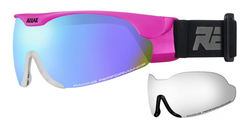 Lyžařské brýle Relax HTG34S Cross pink